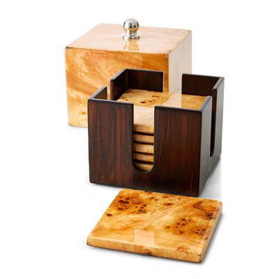 Coaster Set With Holder