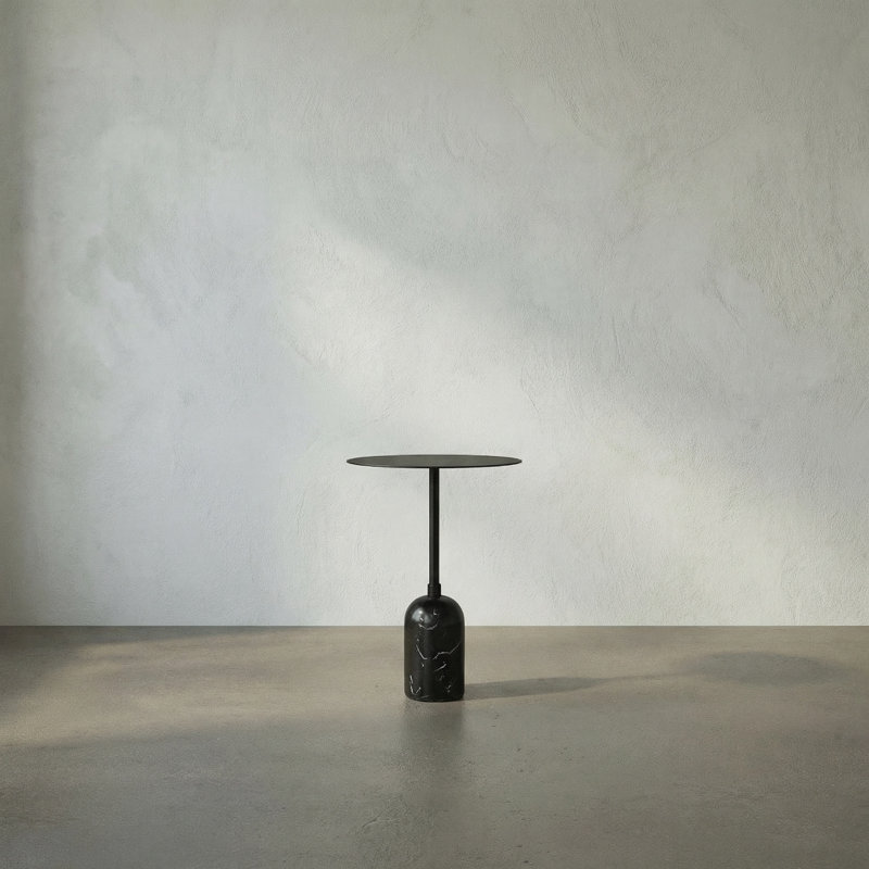 Shantu Side Table with Metal Top