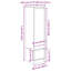 Highboard 29.5X34x119.5 Cm Engineered Wood-737858975