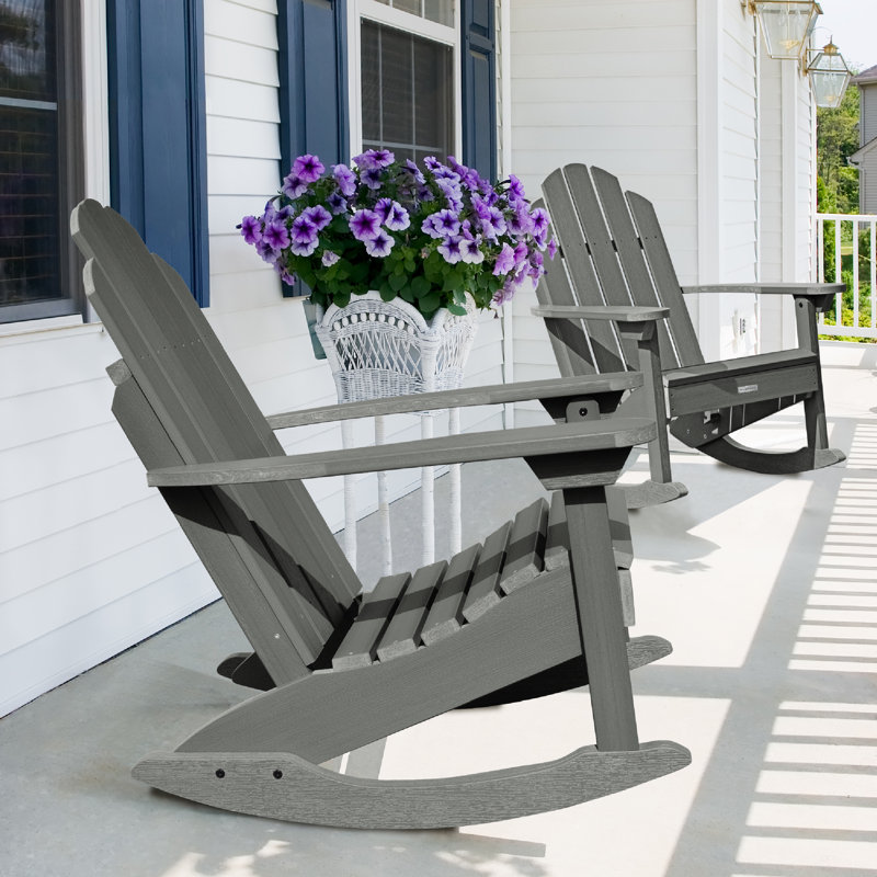 Chaise berçante Anette Classic, Teck côtier