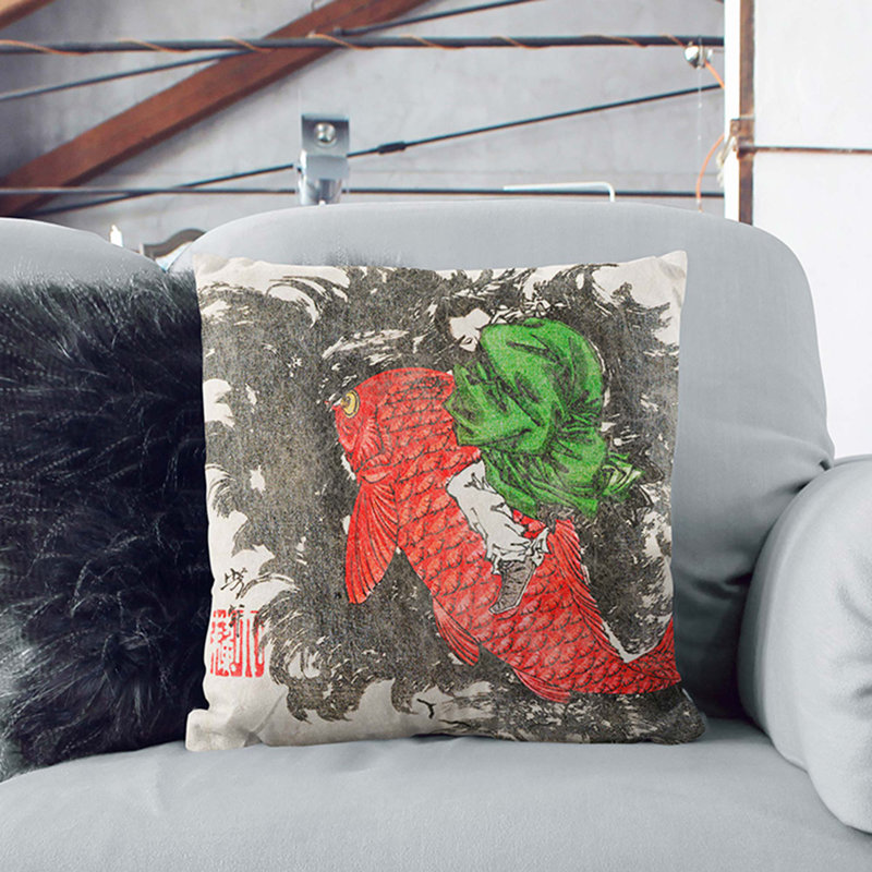 Square Throw Cushion, 55cm H x 55cm W x 20cm D