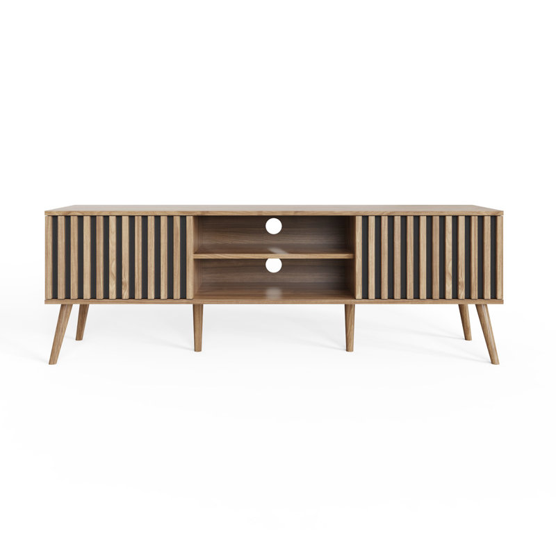 Tonsina TV Stand, Oak Wood