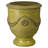 Anduze French Yellow Ceramic Round Planter with Drainage Hole-106669756