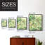 Impression encadrée Expressive Palms I-Premium - prête à être accrochée - aucun clou requis - aucun clou requis-107997739-107997747