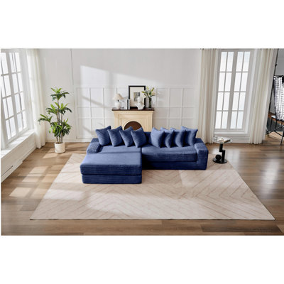 Convertible Floor Sofa Bed, Foldable Mattress Cloud Couch for Space Saving, Corduroy Compressed Sleeper Sofa Bed, Multi-Functional Folding Bed Couch for Living Room, Small Apartment