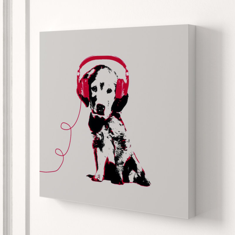 Music Lover IV Print by Sofia Fox, Glass Coat, 40" H x 40" W x 1.5" D