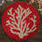 Cloverly 14" Round Beaded Placemats Set of 2 with Coral Design and Satin Back for Dining & Christmas Decor-1455766847