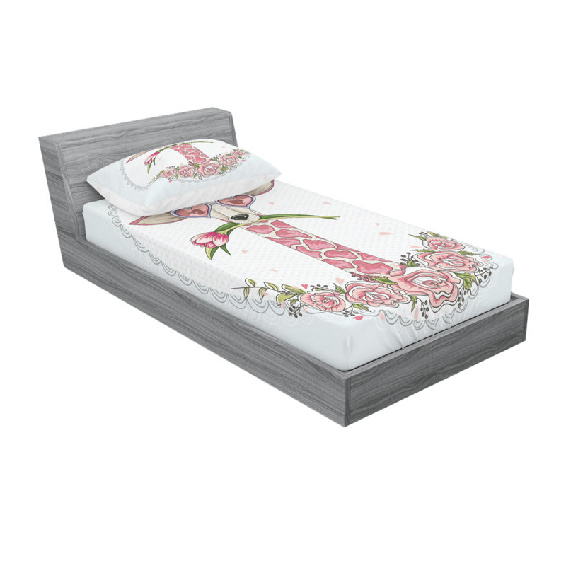 Microfiber Sheet Set, Twin Sheet Set with Fitted Sheet