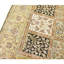 Hand Knotted Wool Area Rug in Multi And Gold
