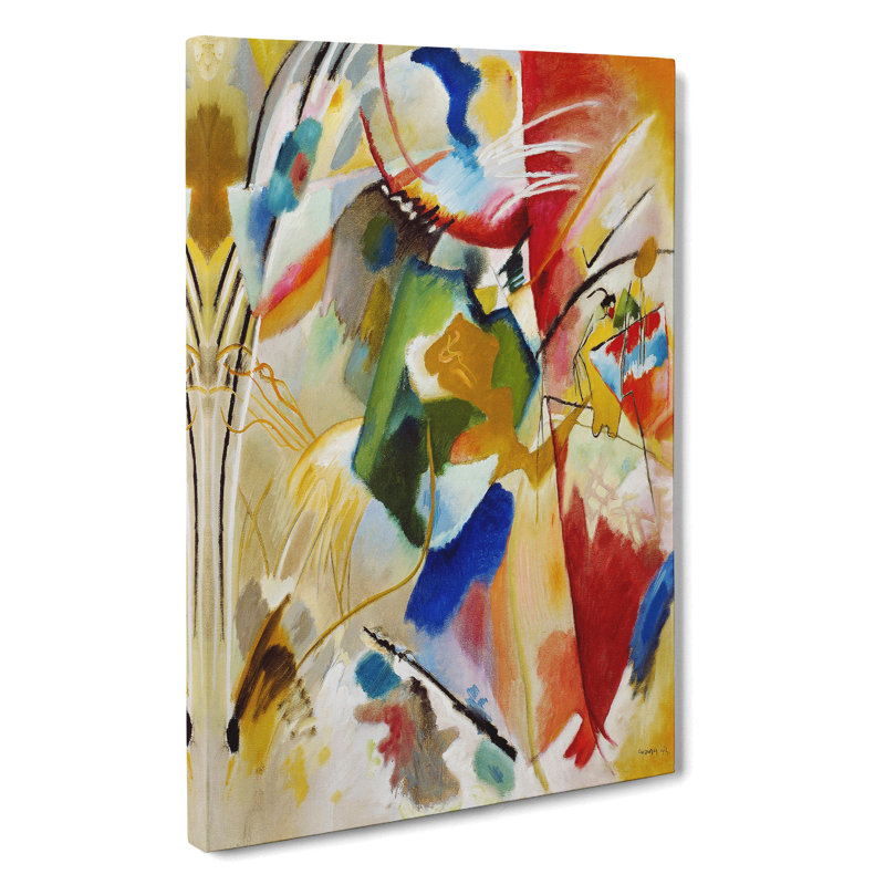 Green Center by Wassily Kandinsky - Wrapped Canvas, 50cm H x 35cm W x 3cm D