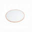 Table de bout, table d'appoint moderne à plateau rond en verre givré