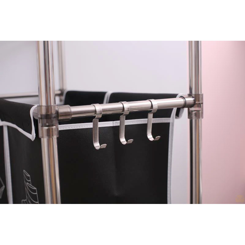 Laundry Hamper 3 Tier Laundry Sorter With 4 Removable Bags