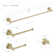 Circular 5 - Piece Bathroom Hardware Set