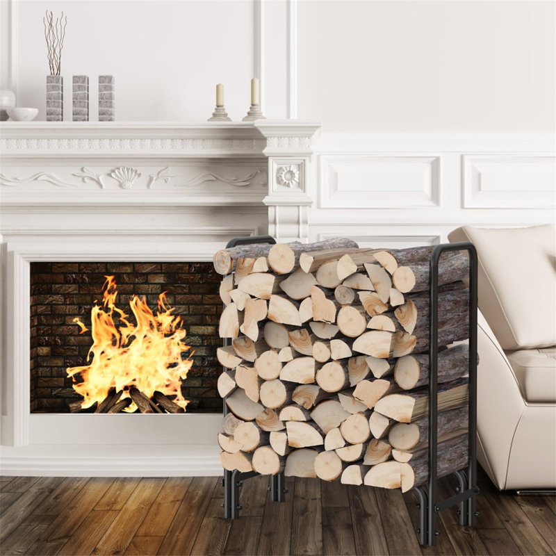 70.3cm W Metal Log Rack