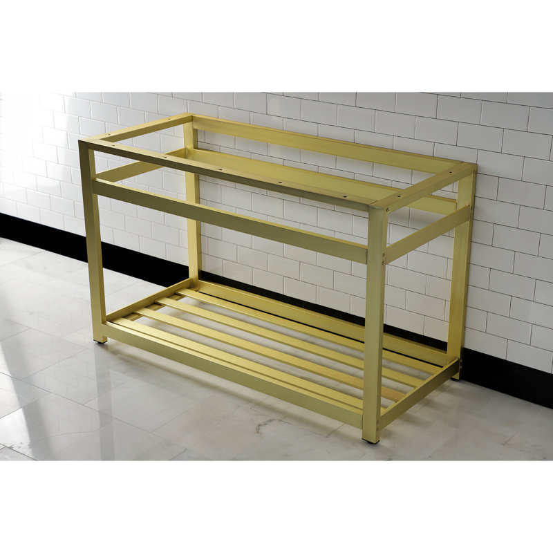 Base de lavabo console Kingston Brass, Laiton brossé