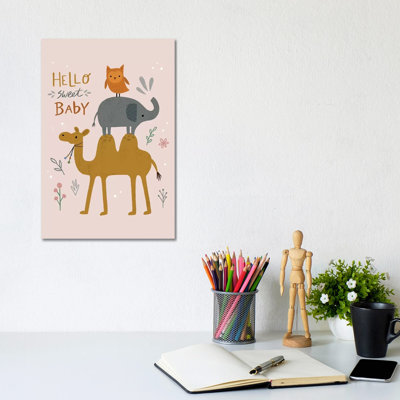 Baby Animal Menagerie V by Nina Seven - Wrapped Canvas Print