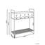 Plant Stand LUPINE 62 cm Metal Beige