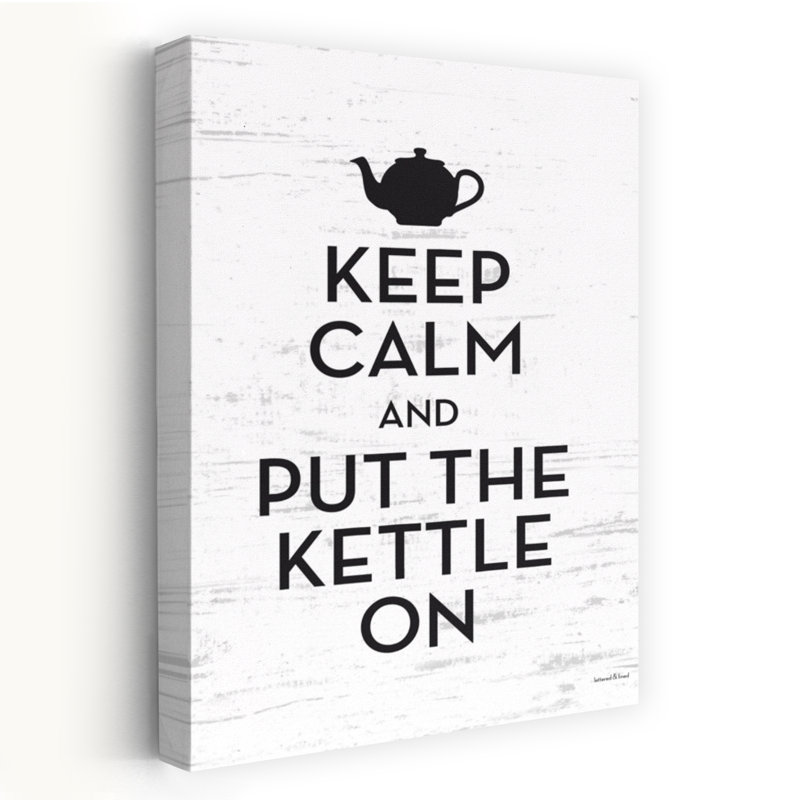 «Put The Kettle On», art contemporain abstrait, H 36 po x l 24 po