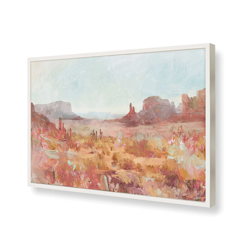 «Dusky Dirt» par Kamdon Kreations, reproduction d'art, 40 W x 30 H, Framed Print, White