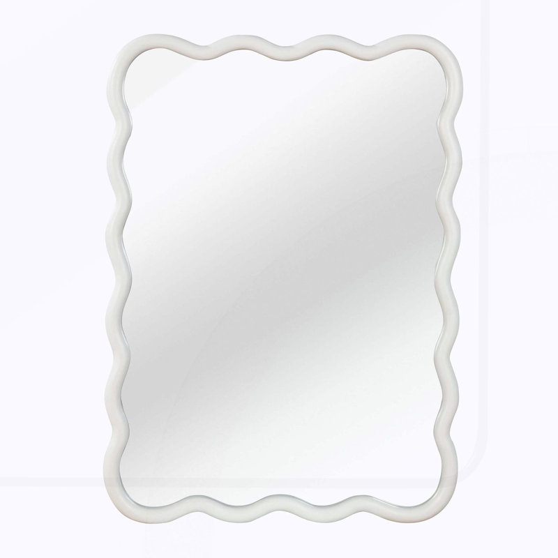 Miroir décoratif 30 "x 40", White