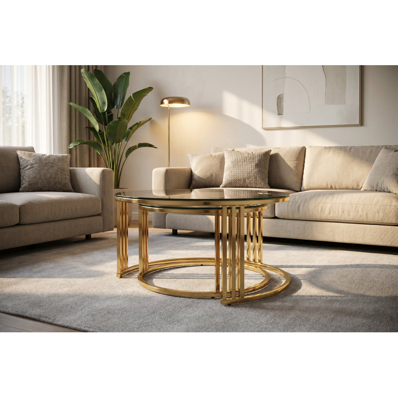 Coffee Table, Gold
