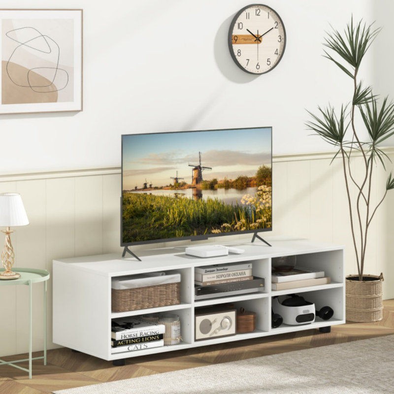 Meuble télé moderne pour téléviseur de 50 po ou moins