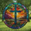 Panneau de verre croisé Cross Sunset-129206060