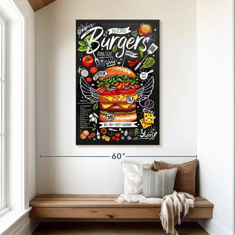Yarlin King Size Burger, 48" H x 32" W
