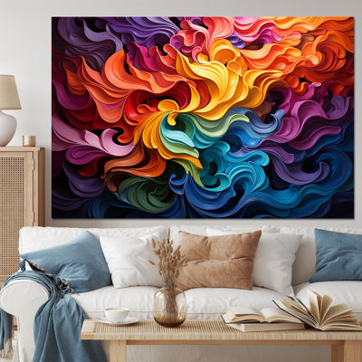 Opt Art Vibrant Illusions II - Modern Canvas Prints