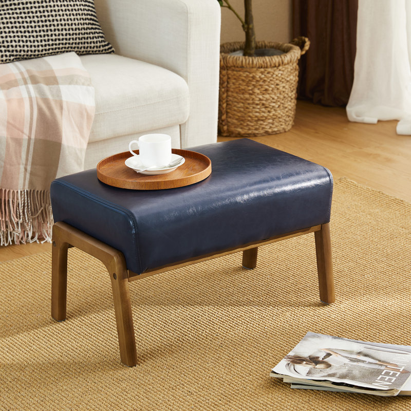 Tabouret d'appoint Landria, Bleu marine