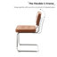 Chaise en porte-à-faux capitonnée en cuir Marlow-1967348115-1982281231