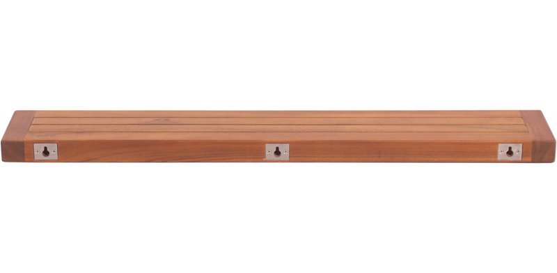 Obi Teak Floating Shelf, 2" H x 36" W x 6" D