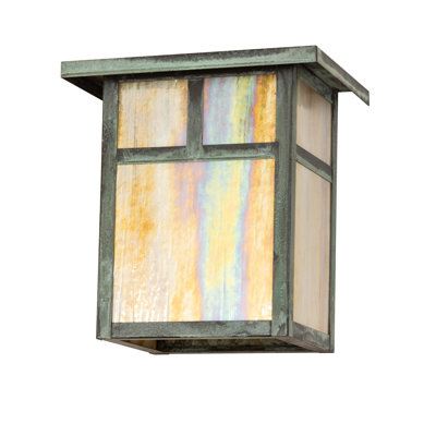 12" Wide Hyde Park "T" Mission Wall Sconce