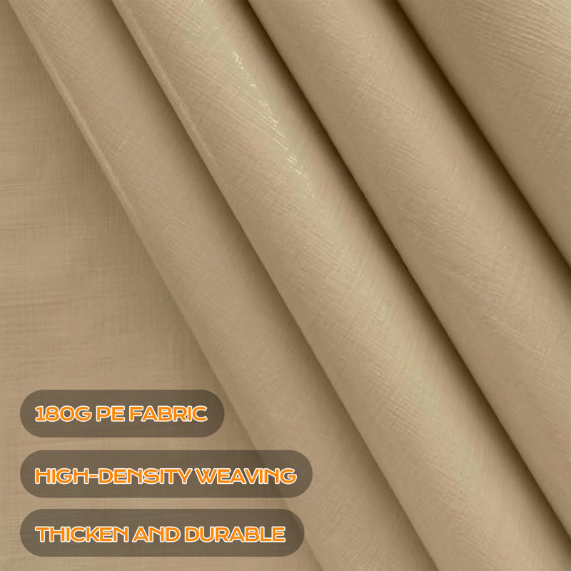 COWVIE Polyethylene Plastic Replacement Canopy for Canopy, Beige