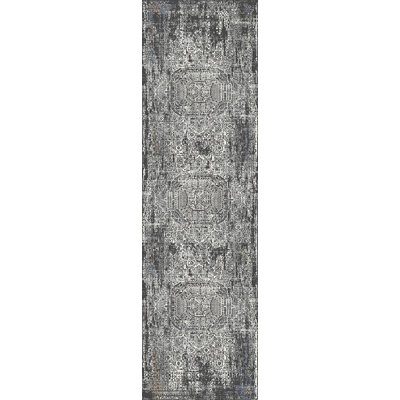 Tapis gris Jazlyn