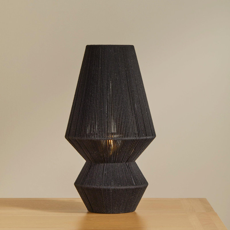 Aksoyn Iron Novelty Lamp, Black, 55cm H x 30cm W x 30cm D