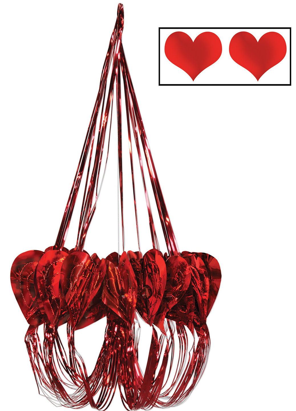 The Party Aisle Valentines Heart Chandelier | Wayfair