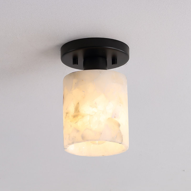 Wiliam Semi Flush Mount, Matte Black