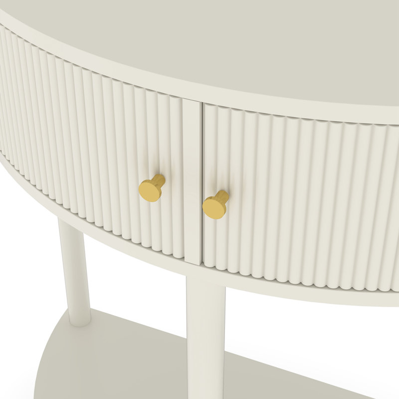 Console Arti-Crafted, Blanc, crème