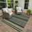 Machine Washable Indoor/Outdoor Chantille ACN2427 Stripes Rug-34348906