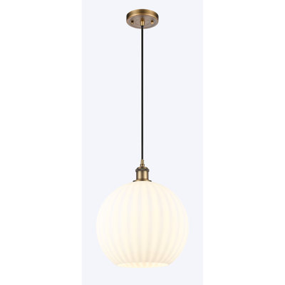 Ballston Venetian 1 Light Cord Hung Pendant-516-G1217