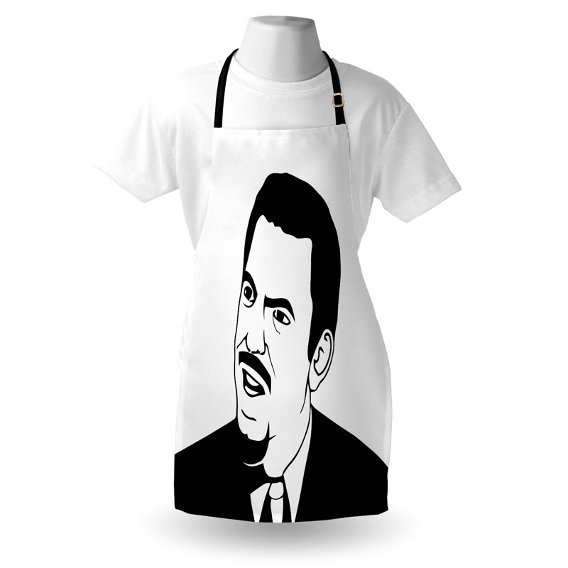 No Pattern Bib Apron