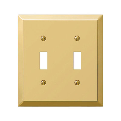 Tindal 2-Gang Toggle Light Switch Wall Plate