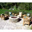 9 Piece Club Chairs & Tables with Sunbrella Cushions