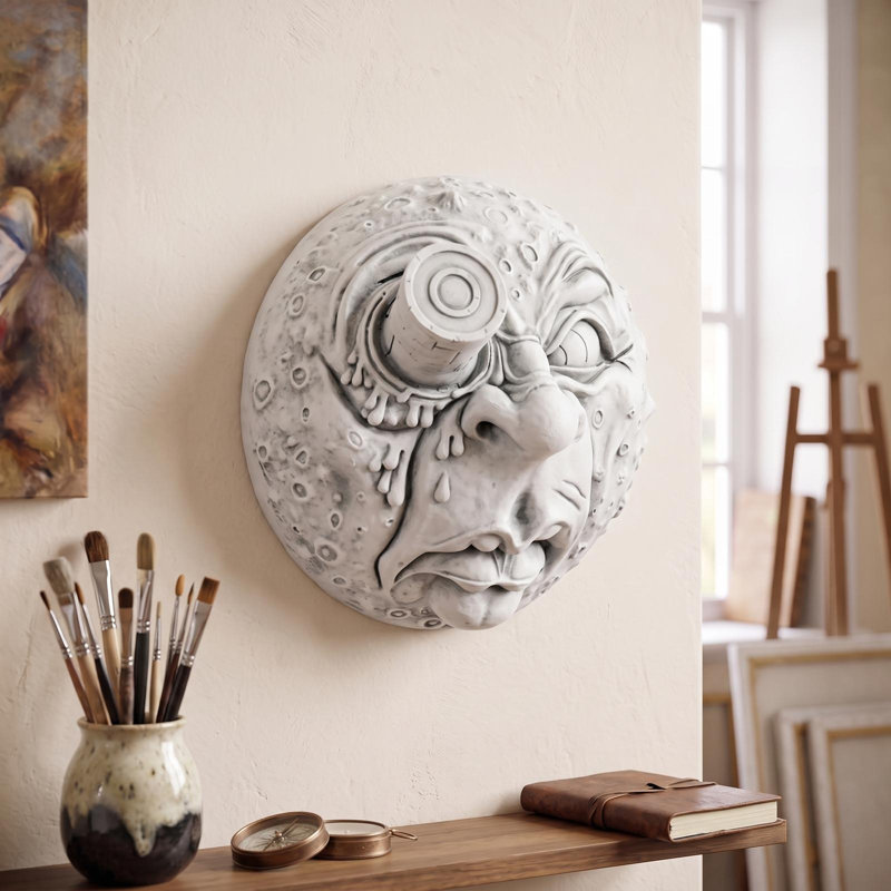 Trip to the Moon Wall Sculpture