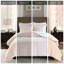 Édredon en fausse fourrure délicate double / grand, champagne, mini accent décoratif-122455798-122455796