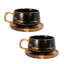 Ayvian Ceramic Teacup and Saucer-788728028-781850814