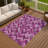 Machine Washable Indoor/Outdoor Chantille ACN2296 Geometric Rug-1809019802