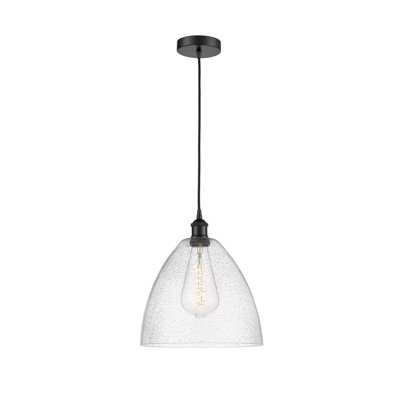 Luminaire suspendu en forme de dôme à 1 lumière Bluford