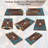 Resin Southwestern Single Toggle Switch Cover Faux Horns and Tooled Leather Design